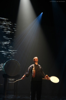 Japanese song with uchiwa